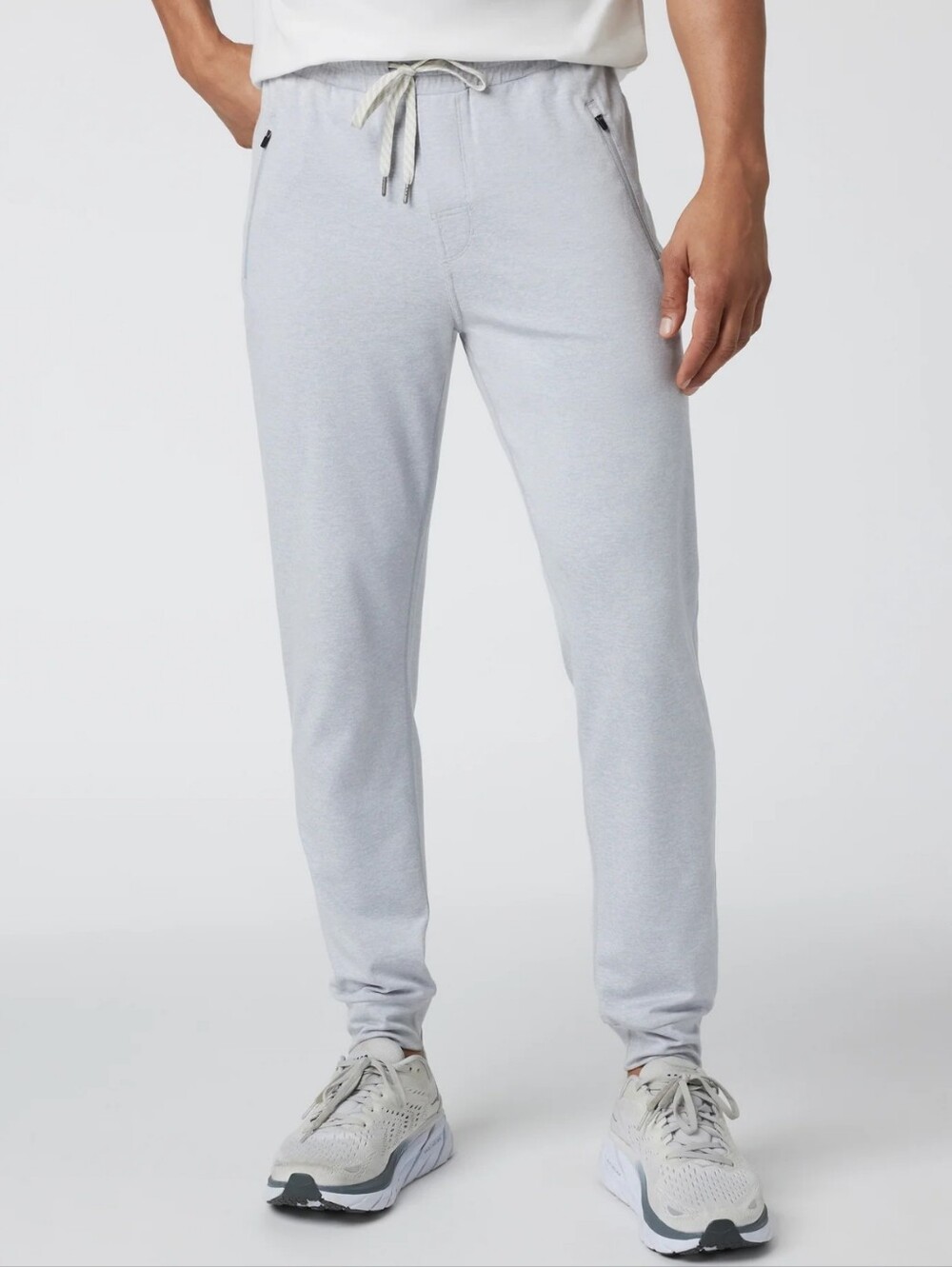 Vuori Ponto Performance Jogger In Platinum Heather
